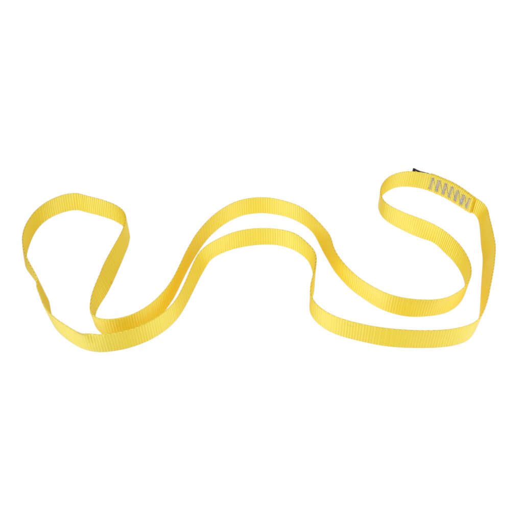 Rock Climbing Sling Loop Fall Protection Descending Nylon Webbing Strap 35KN
