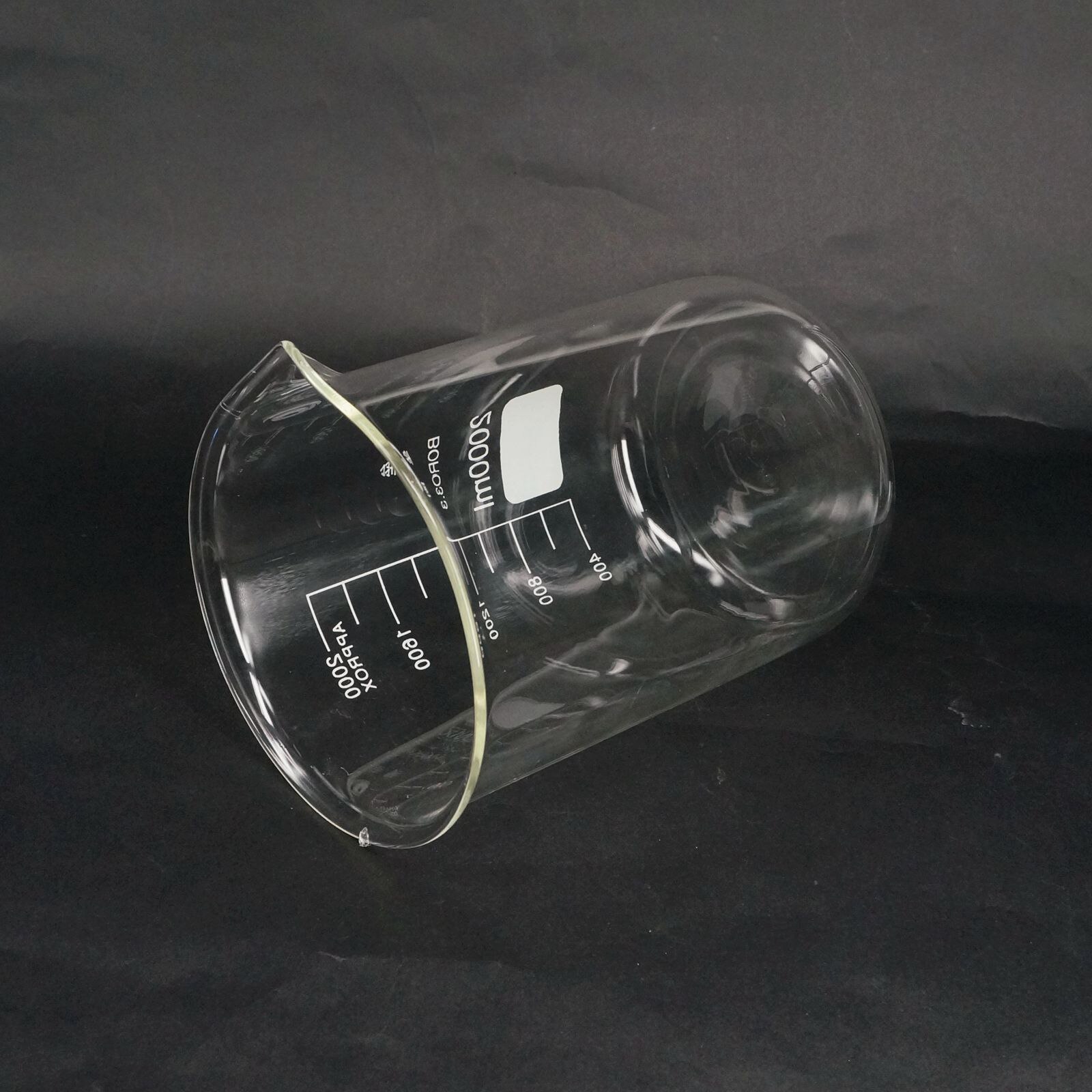 2000ml Low Form Beaker Chemistry Laboratory Borosilicate Glass Transparent Beaker Thickened with spout FREE SHIP