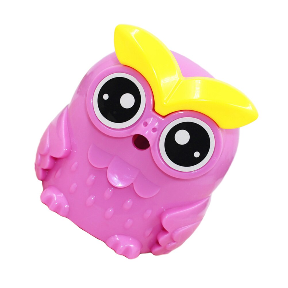 Owl-shaped Manual Pencil Sharpener Cartoon Kids Pencil Sharpener (Random Color)