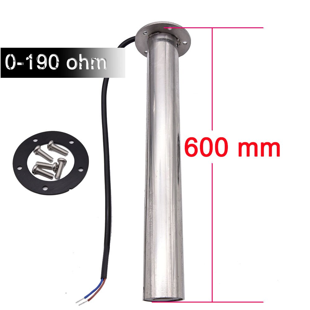 150mm ~ 600mm Abwasser eben Messgerät Sensor Marine Stiefel Auto Kraftstoff Absender Einheit Wasserstand messgeräte 0-190 240-33Ohm wasserstand anzeige: 600mm 0-190Ohm