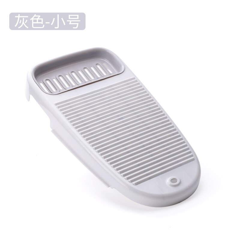 Washing Machine Washboard Portable Manual Washing Scrubbing Board Laundry Board Lavar Ropa A Mano Home Garden BJ50CY: gray small
