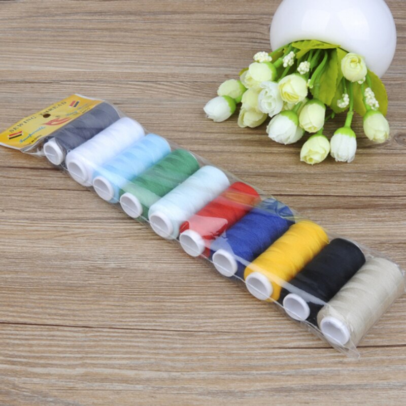 10Colors Sewing Skeins Cross Stitch Embroidery Thread Floss Kit Diy Sewing Tools Sewing Machine Thread