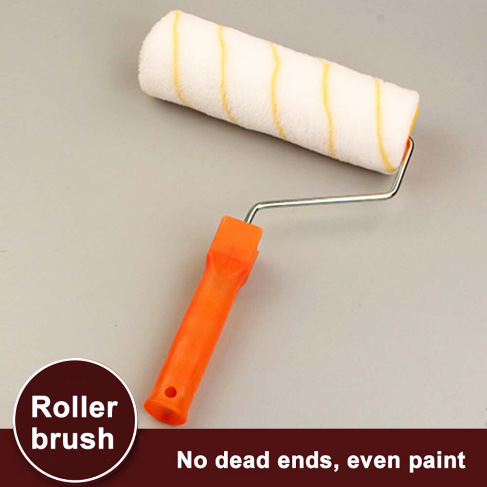 9inch Portable Oil Paint Wall Painting Roller Brush DIY Home Decorating Tool solvent-resistant paint non-shedding medium brush
