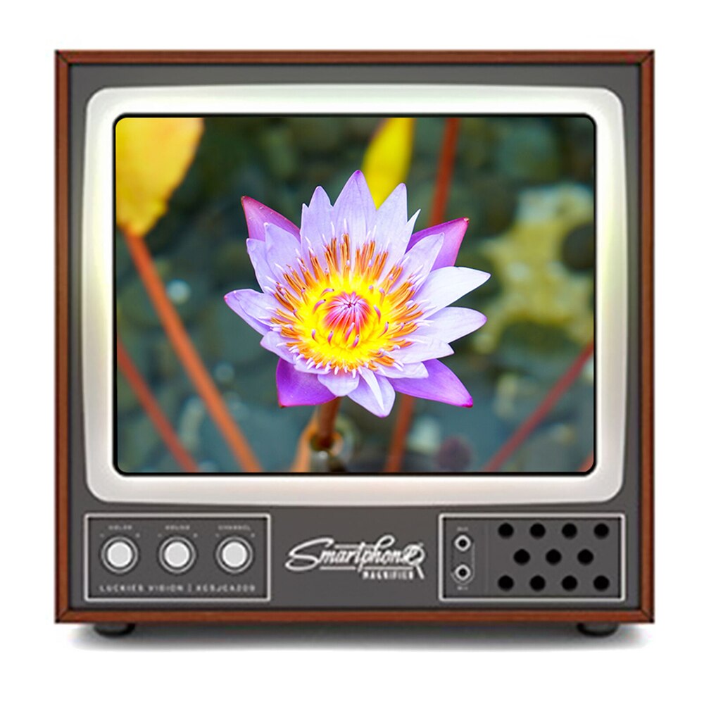 Film ekran telefonu komórkowego wzmacniacz lupa Vintage TV kształt pudełka składany