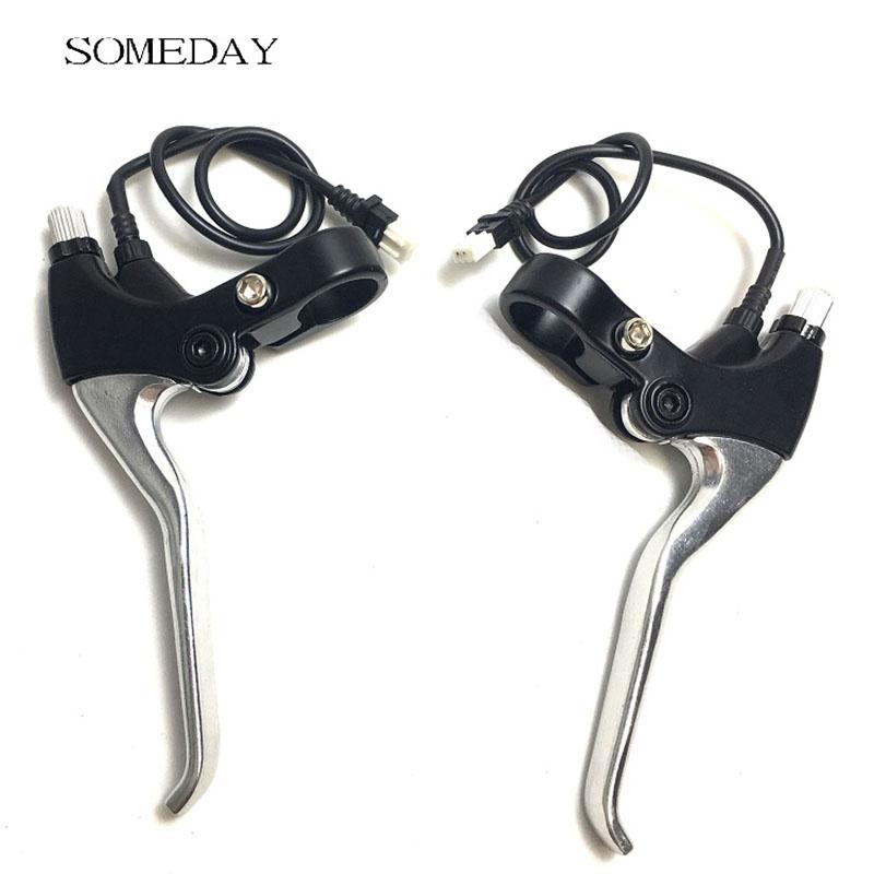 Elektrische Fiets Remhendel TSDZ-2 Tongsheng Zwart Aluminium Afgesneden Power Brake