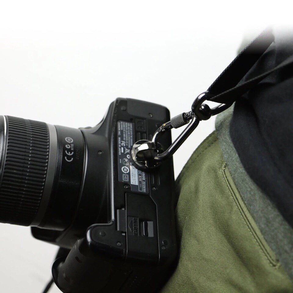 Focus F-1 velocidad de transporte rápida Sling suave hombro Sling cinturón cuello correa para cámara DSLR negro