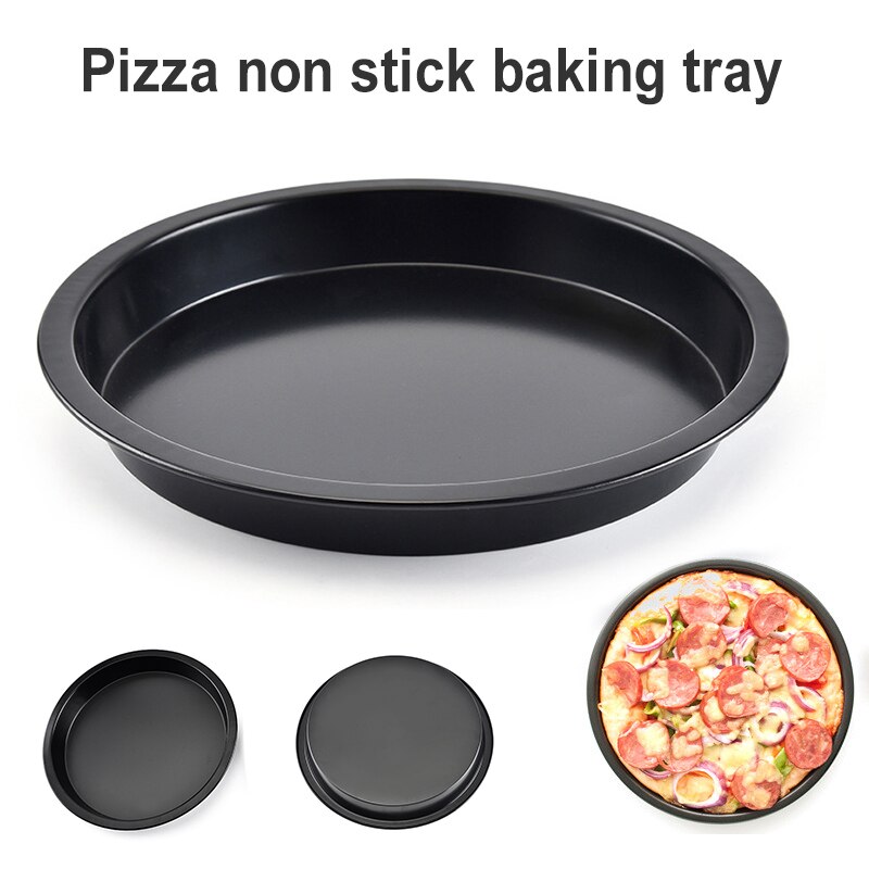 Pizza Pan Ronde Bakken Carbon Staal Pizza Plaat Bakken Non-stick Cake Bakvormen Cake Pan 8 Inch