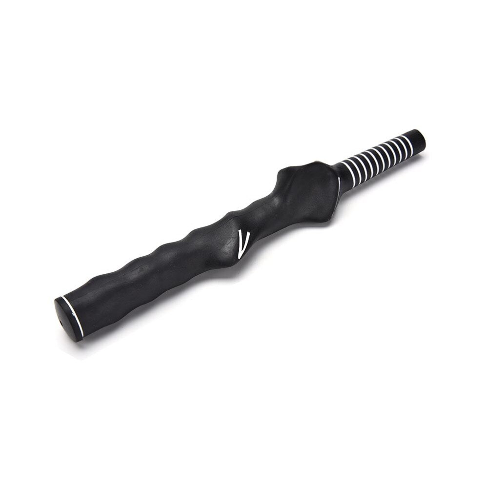 1pc Practice Aid Right-Handed Golf Grip Durable Rubber Golf Golfer Club Grips Swing Training Grip Outdoor Teaching Black