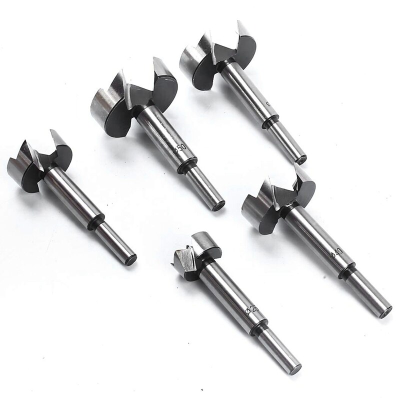 Forstner Drill Bit Set 15 Pcs 10mm - 50mm Woodworking Hole Saw Drilling Cutting Tool Kits for Woodworking, Furniture, Door Hinge