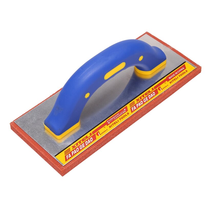-1 Rubber Foam Plastering Board, Hand-Held Tile Floor Grout, Floating Plastering Oil Skimming Mud Scraper Tiling Tool