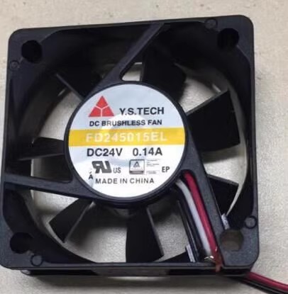 Original Cooler Fan for Y. S.TECH FD245015EL 5015 24V 0.14A Frequency Converter Cooling Fan 50*50*15MM 5CM