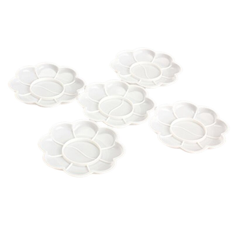 2 sæt malerværktøj skum-pouncer sortiment-svampe maling stippler sæt -skum pensel værdi pakke med plast nail art maling col.