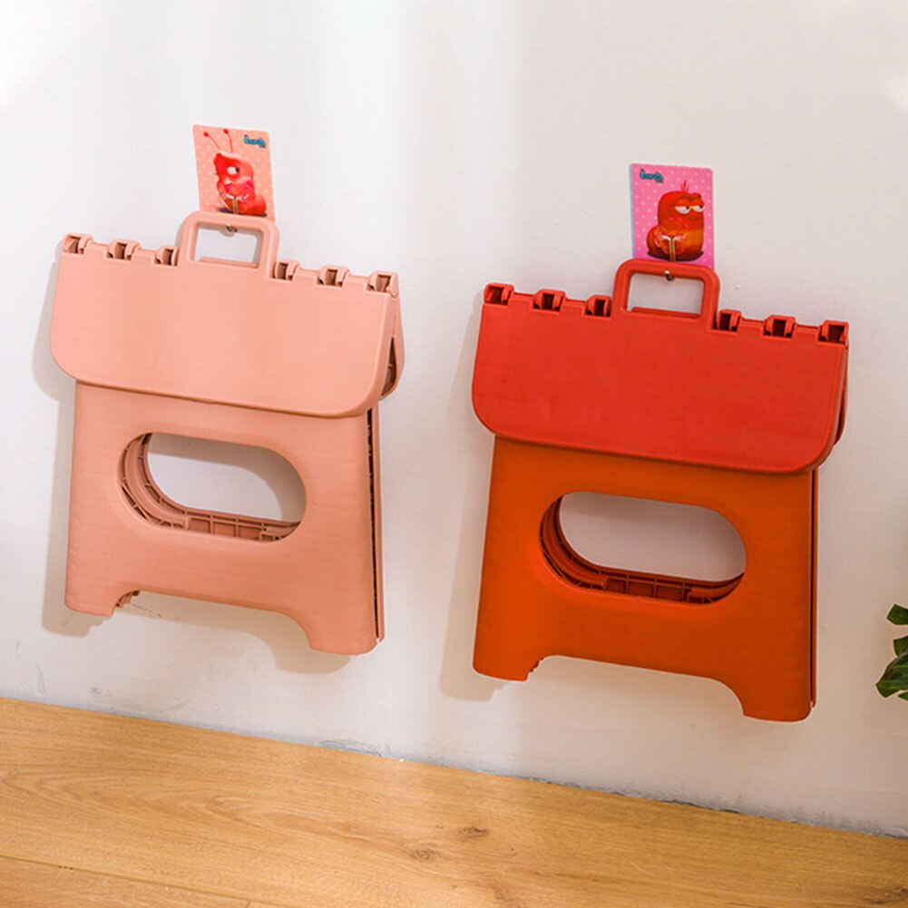 Sgabello pieghevole salvaspazio portatile da viaggio sicuro portatile per adulti bambini PP casa antiscivolo comodo multifunzione