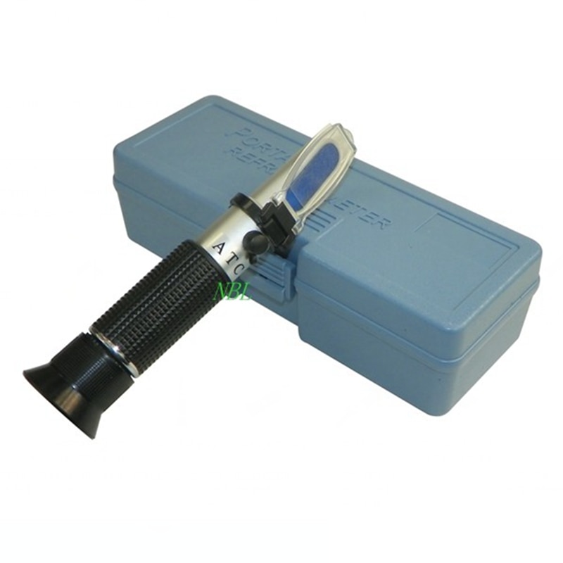 Brix ATC Refraktometer Zucker Grad Meter Zucker Schneiden Flüssigkeit Dichte Konzentration Tester 0-32% Brix Mit Einzelhandel Kasten