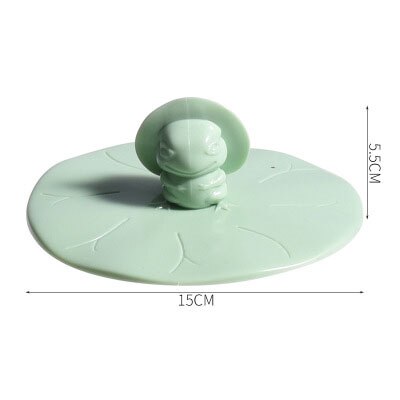 Floor Drain Cover Kitchen Anti-Insect Pool Stopper Deodorant Toilet Sewer Silicone Cover Sealed Floor Drain: Green-L