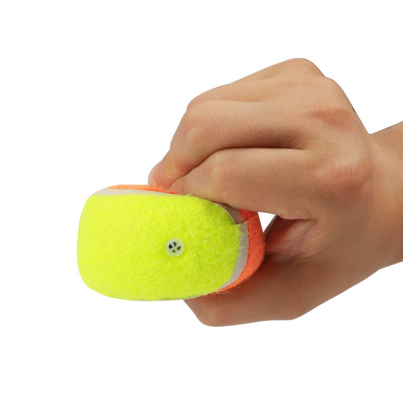 1pc 6cm Tennis Ball Dog Toy Squeaky Soft Rubber Dog Sound Toy Interactive Puppy Training Ball Toys For Dogs