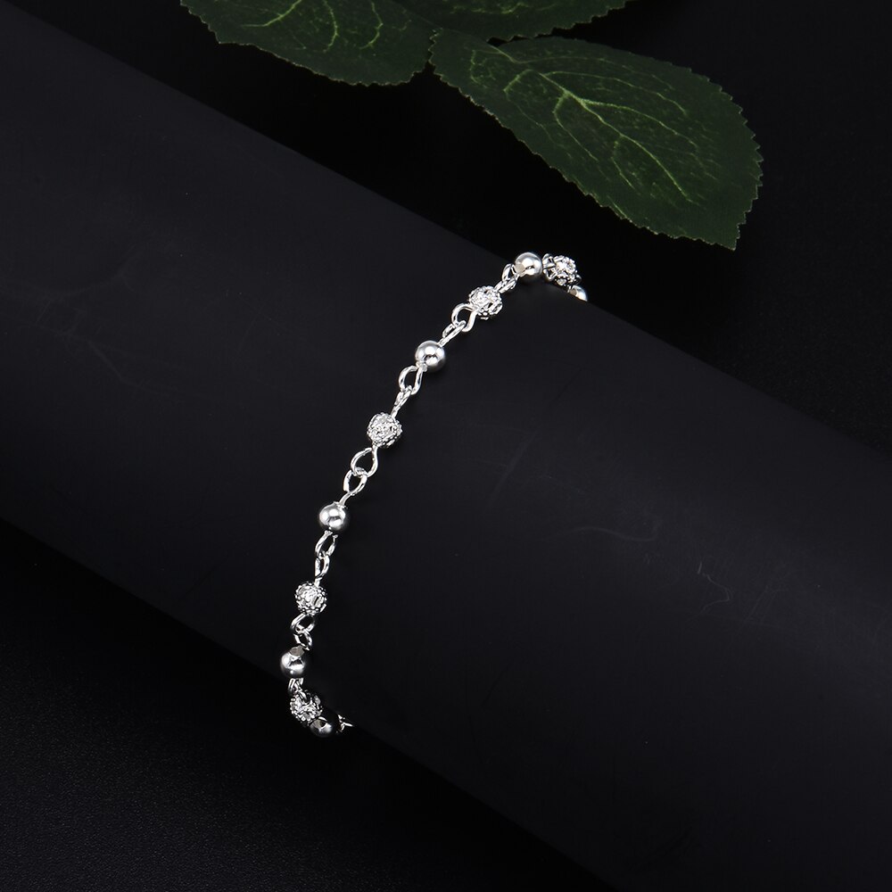 Klassische Einfache Kette Armreif Manschette Charme Perlen Armbänder Für Frauen Schmuck Pulseira pulseras mujer moda Zubehör