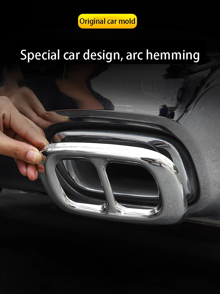 glb x247 exhaust for Mercedes glb200 220 250 exhaust pipe tail throat muffler accessories