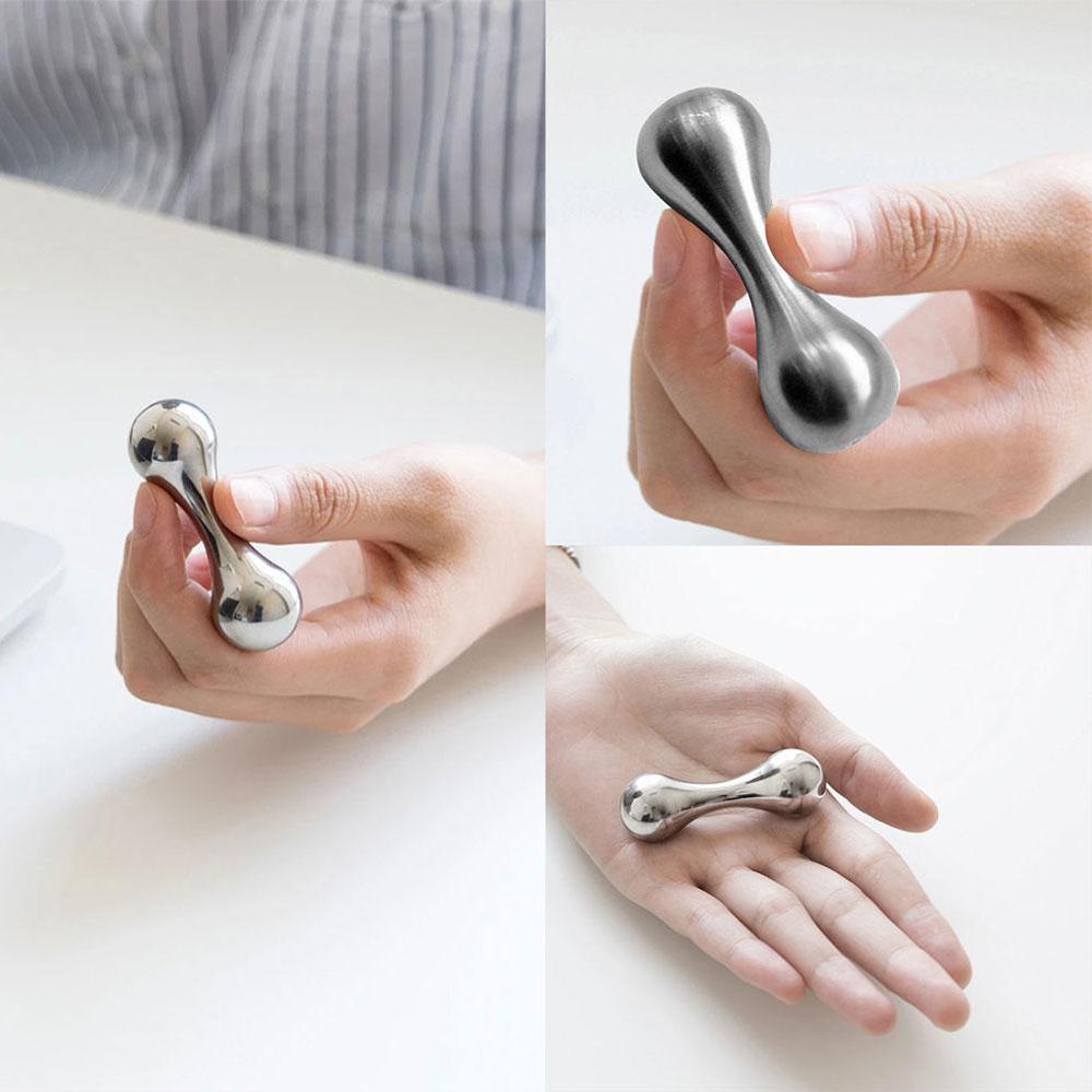 Titanium Alloy Bone No Fingertip Top Decompression Toy Zircon Damascus Titanium Titanium Alloy Bone Decompression Toy