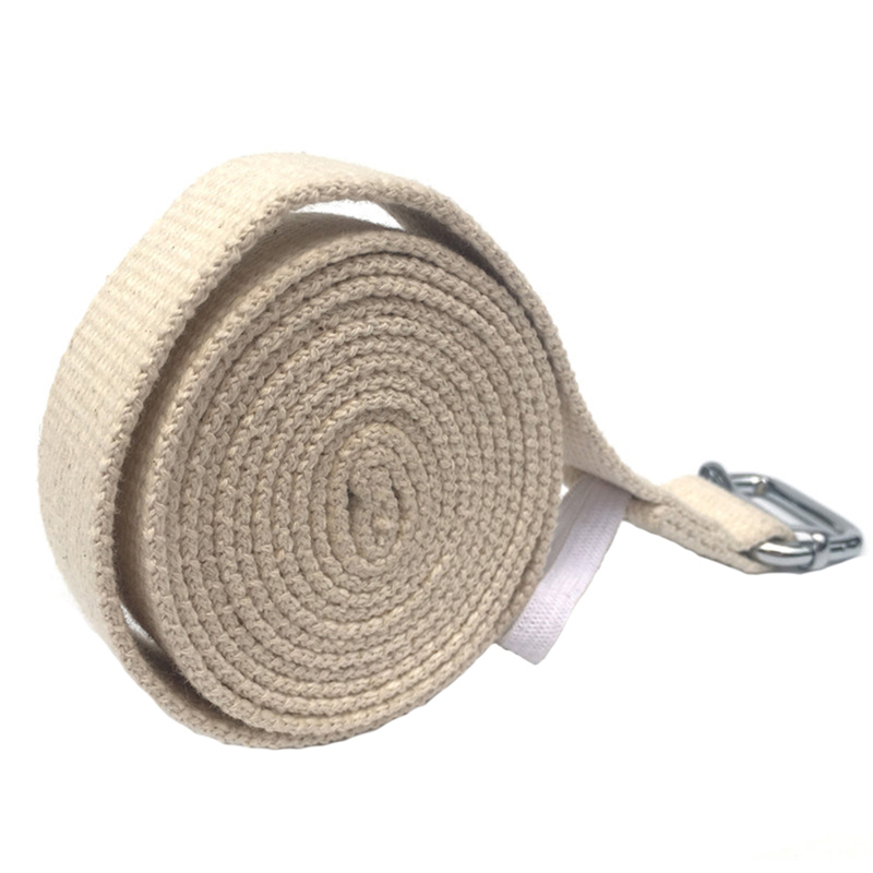 300cm Puur Katoen Pilates Yoga Stretch Riem Opening Schouder Borst Vrouwen Yoga Stretch Strap Verstelbare Fitness Oefening Gym Touw