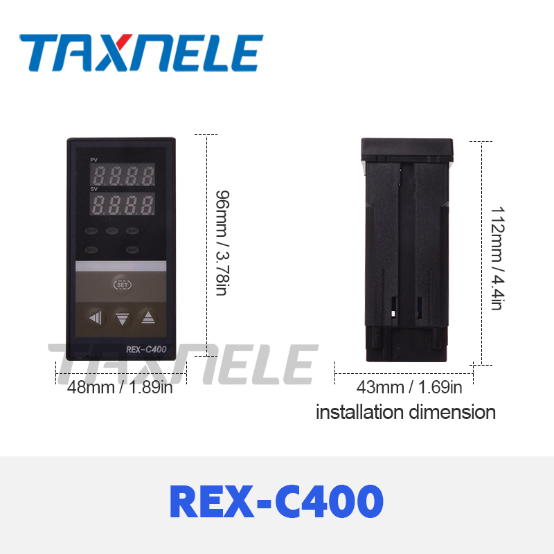 Digital Thermostat Thermometer SSR output Relay output Digital Temperature Controller REX-C100 C400 C700 C900 Thermoregulator