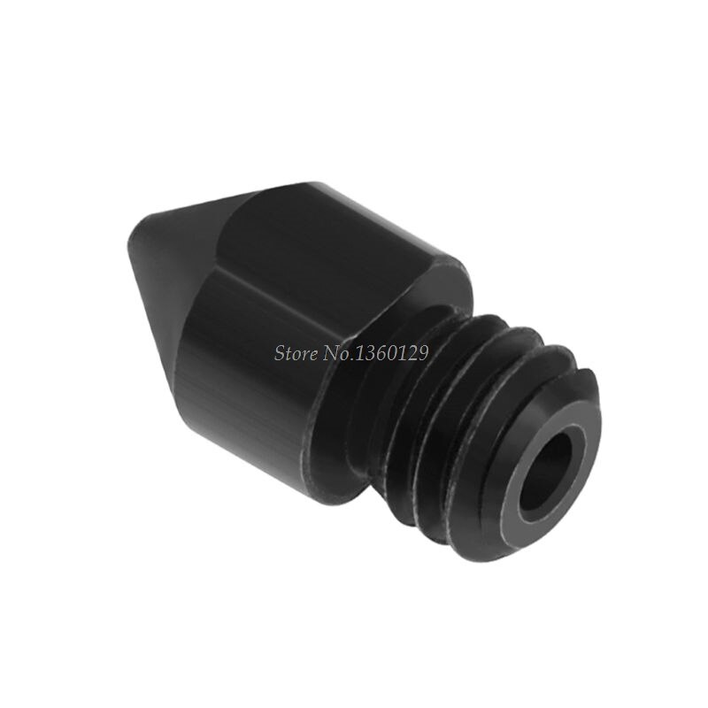 Reprap MK6 Hardened Steel Nozzle 1.75mm 0.2mm/0.3mm/0.4mm/0.5mm/0.6mm/1.0mm for Ender 3 CR10 CR10S hotend Whosale