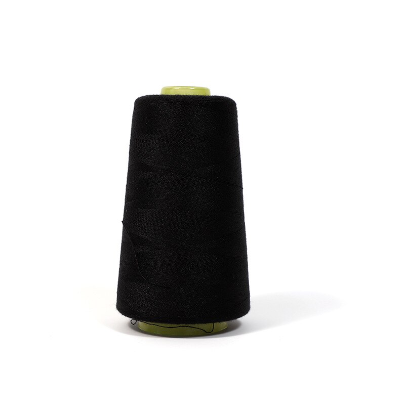 Durable 3000M Yards Overlocking Sewing Machine Industrial Polyester Thread Metre Cones Metre Cones Black White Sew Thread