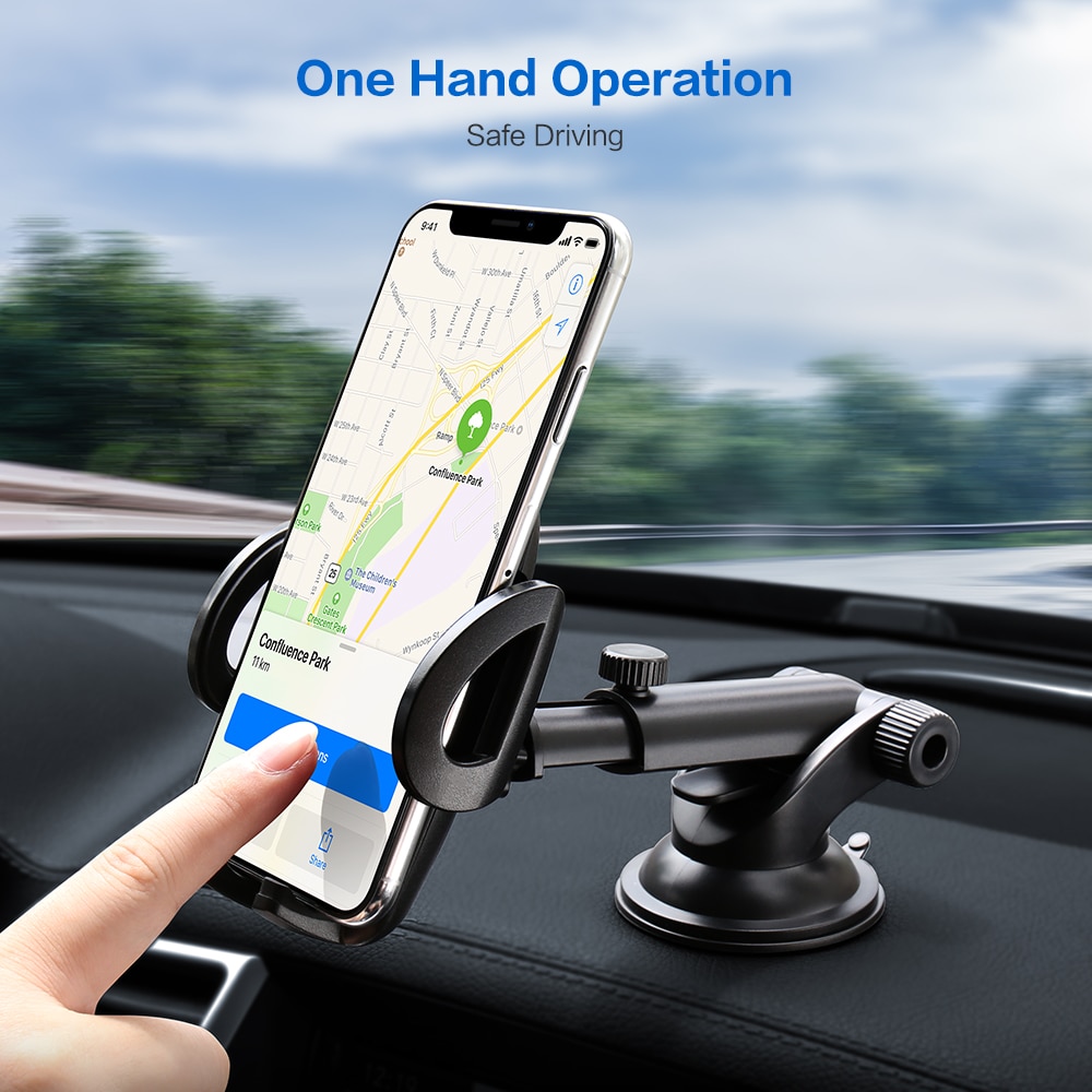 FLOVEME Automatische Auto Telefoon Houder Voor Samsung Galaxy S9 S8 Note 10 Universele Autohouder Voor Telefoon In Auto Voor iPhone Xs 8 7 Plus