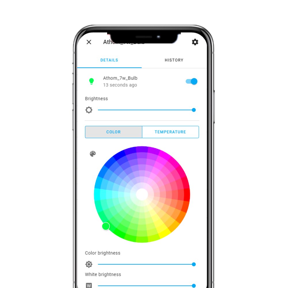 Athom Pre Flitste Esphome Rgb Led Light Strip Controller 5V-24V Werkt Met Home Assitant