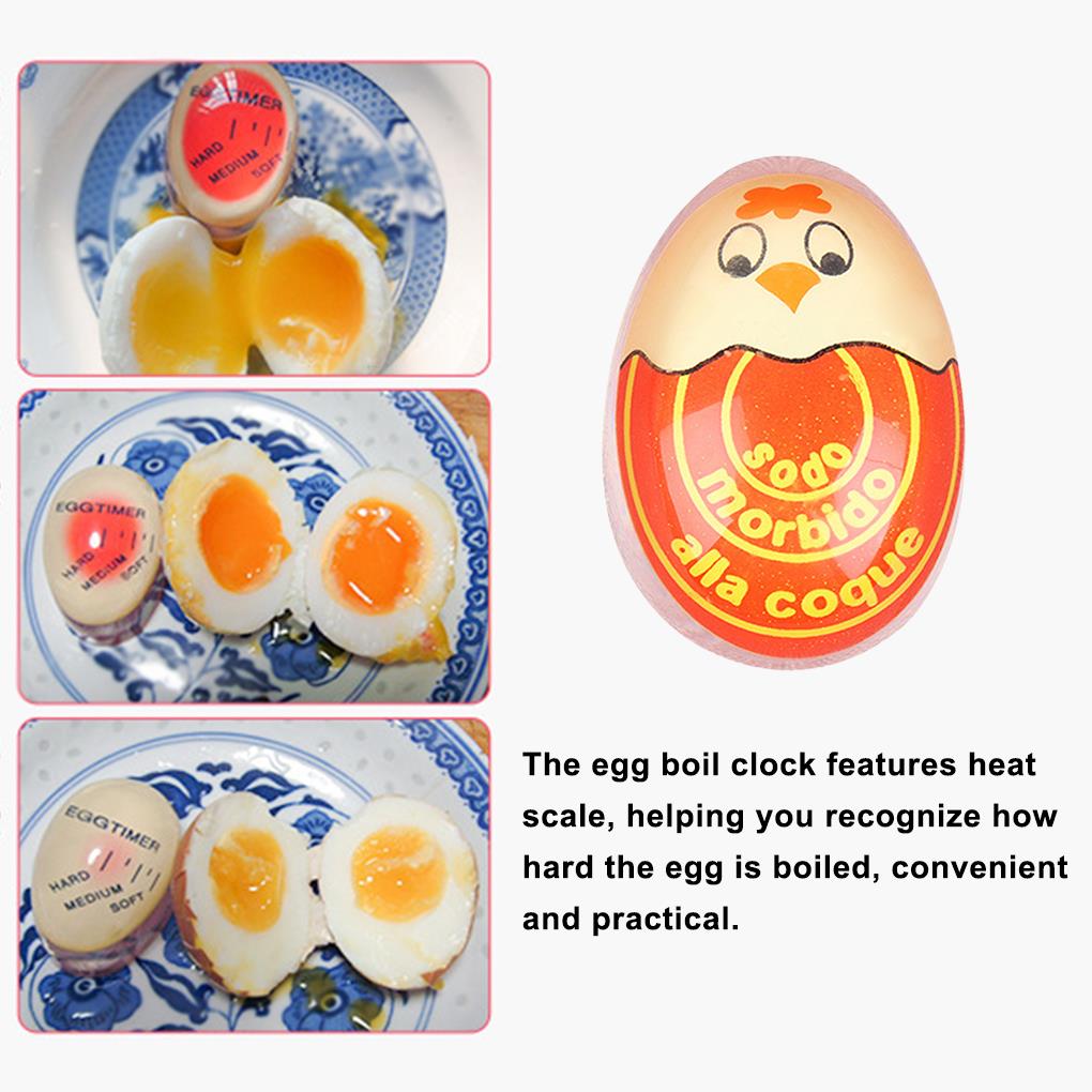 Ei Timer Zachte Gekookt Ei Perfecte Kleur Veranderende Timer Koken Keuken Tool Hars Eierkoker Waarnemer Hard-Gekookte Eieren artefact