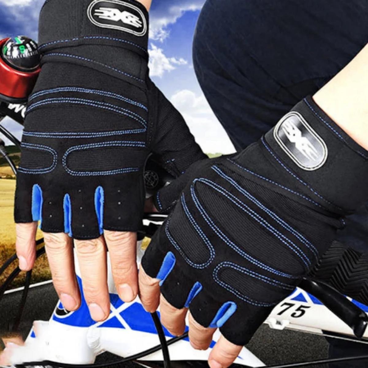 Outdoor Gym Gloves For Men Women Fitness Weight Lifting Wristband Gloves Body Building Training Sports Exercise Cycling Glove
