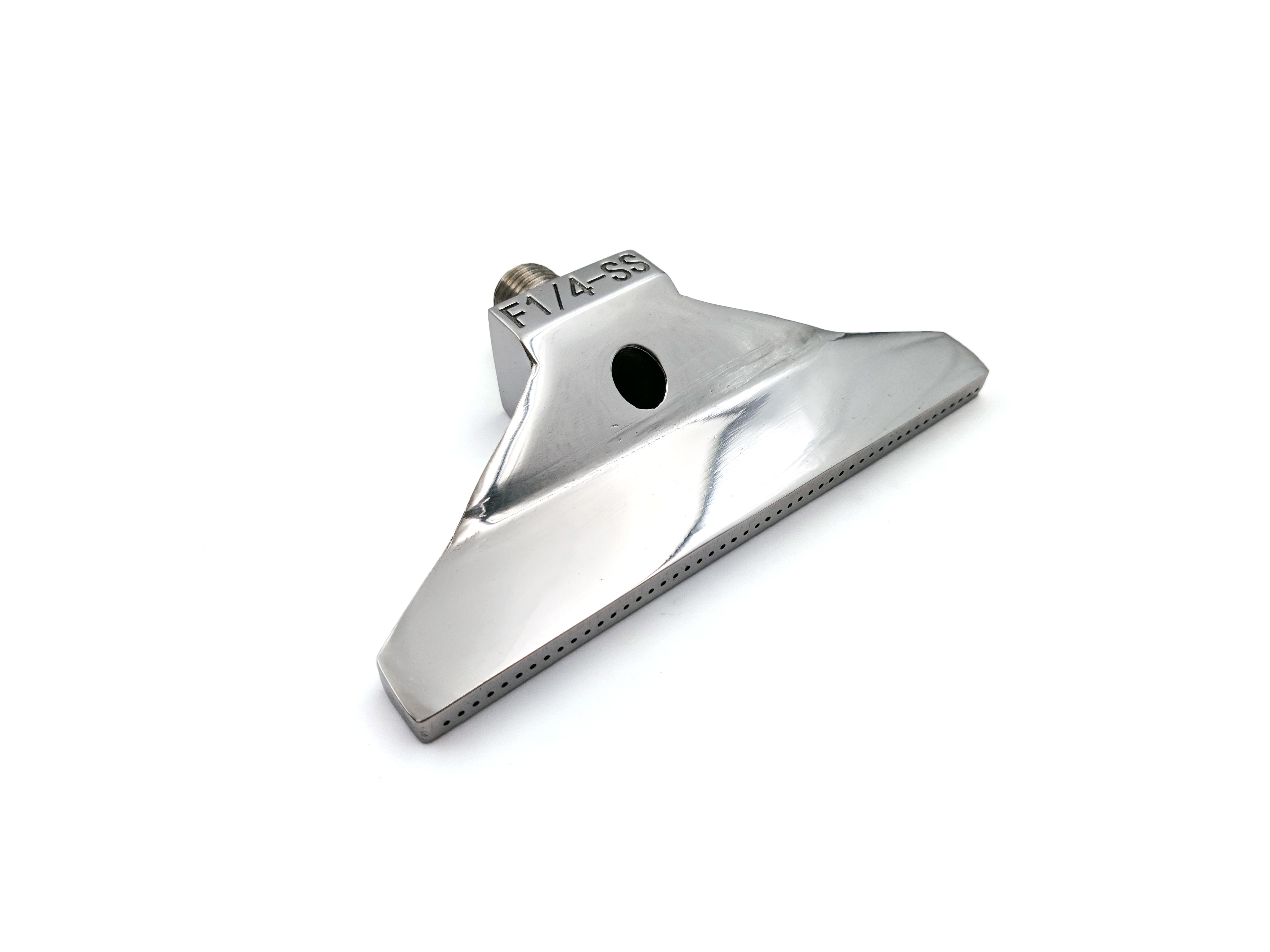Stainless Steel 727 Blowing Nozzle Air Blower Flat Air Nozzle Air Knife 1/4'' 16 Holes Jet Clean and Blow Dry Nozzle: Yellow