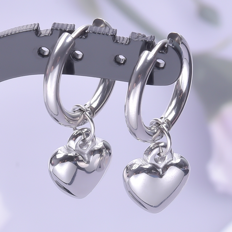 Flamingo Schlange Ohrring durchbohren Edelstahl Ohrringe Für Frauen Männer Zubehör Rose Schädel Ohr Ringe Reifen Pendientes Mujer