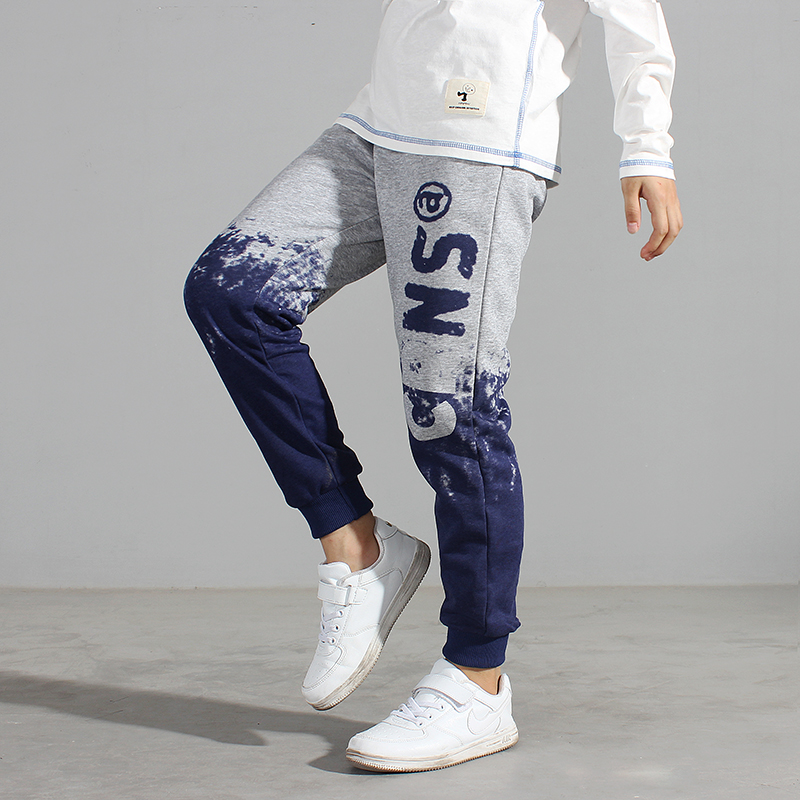 Pantaloni per adolescenti ragazzo autunno 2021 bambini ragazzi pantaloni Jogger cotone lettera stampa pantaloni sportivi bambini Casual autunno vestiti 4-14 anni