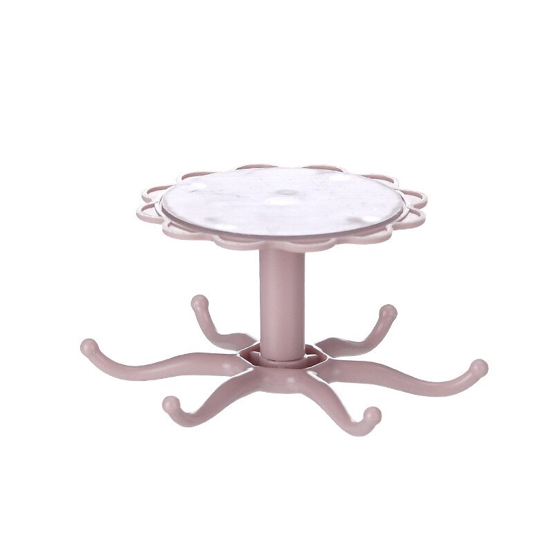 Keuken Bloem Roterende Haak Wandmontage Keukengerei Opbergrek Accessoires Kastorganisator Hook Up Opbergrek Lepelhanger: Deep Blue