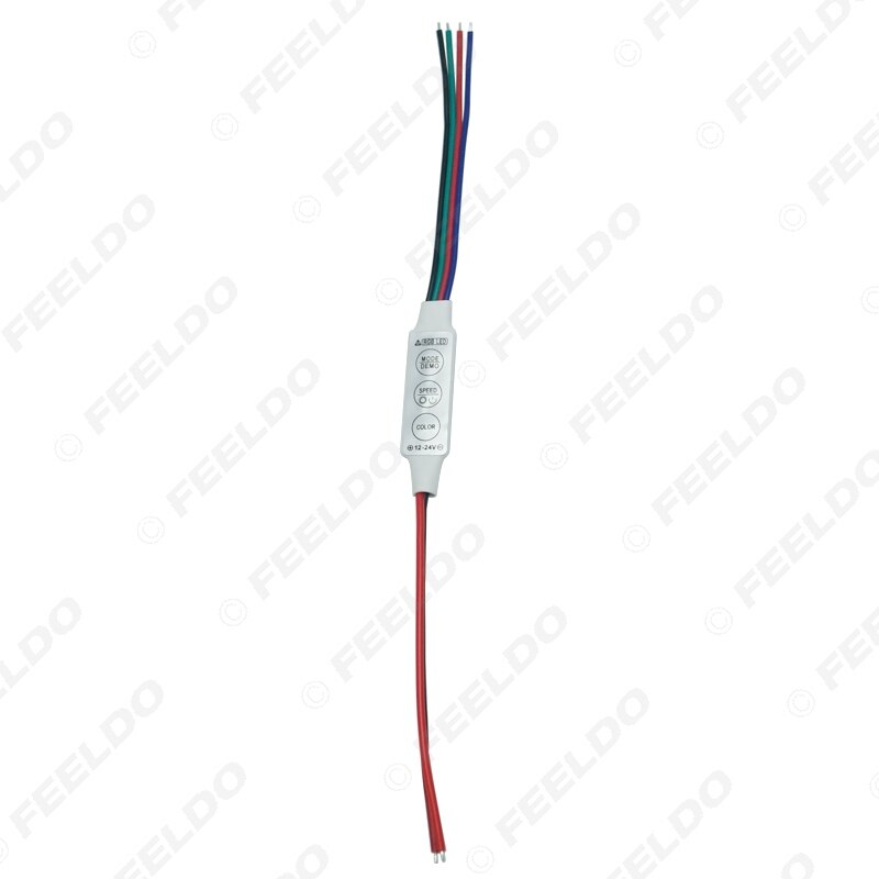 FEELDO DC12V~24V LED Flasher Module Flash Strobe Controller With 4-Wire Connecotr For LED Strip Light #CA3965