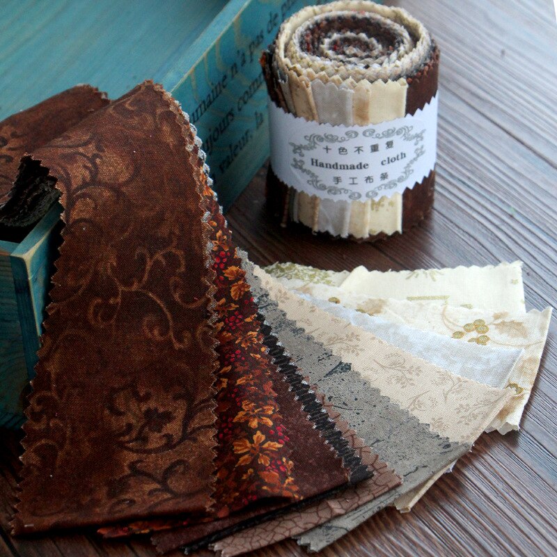 10 stk/rull jelly roll stoff jelly roll stoff strip jelly roll stoff strips quilting stoff rull jelly roll strip 6.2 x 110cm: Kaffe