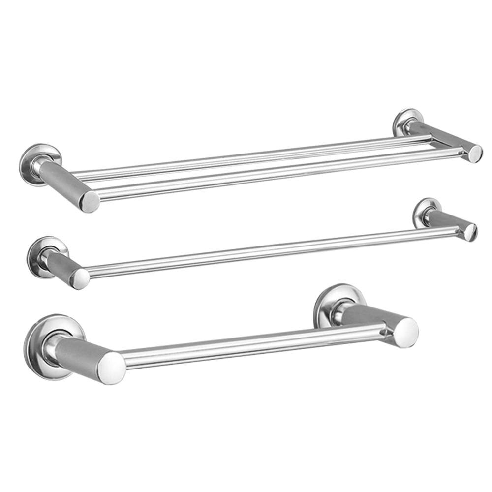 30Cm 50Cm Rvs Handdoekenrek Douche Plank Wandmontage Handdoek Houder Kracht Badkamer Plank Hanger