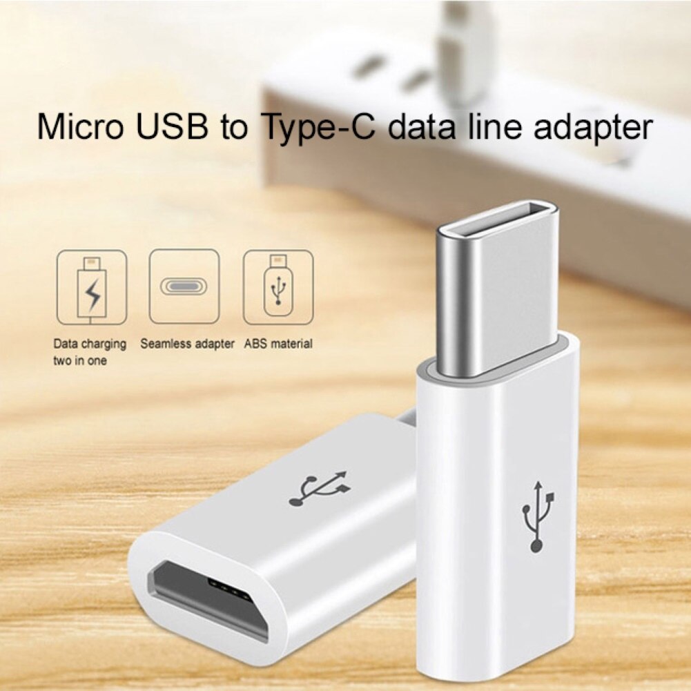 Mikro USB Weiblichen zu Typ-C Männlichen OTG Adapter Daten Transfer Konverter für Android