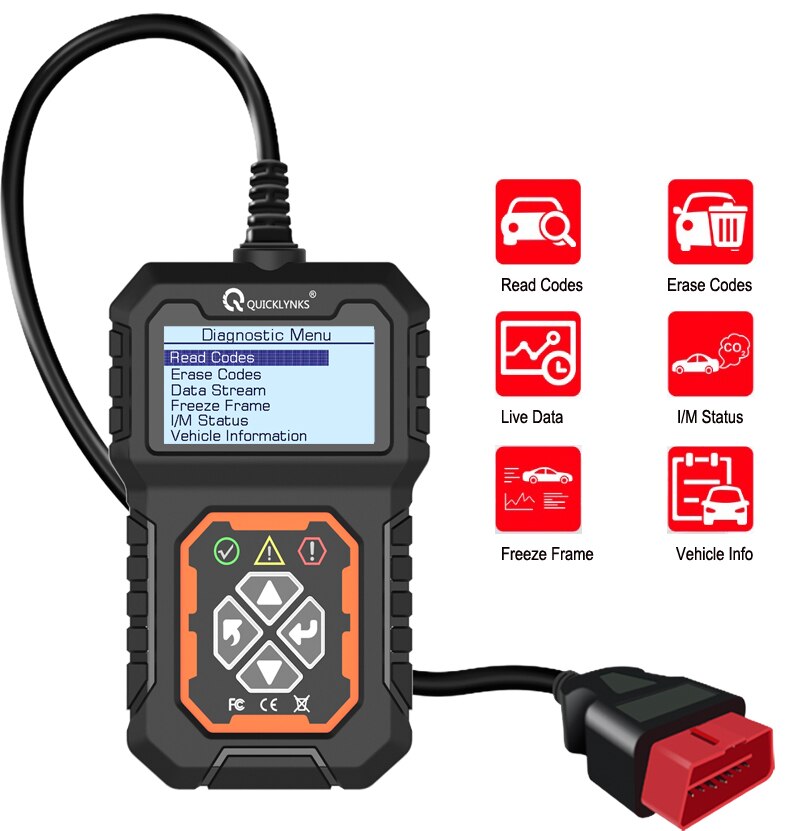 Quicklynks-herramientas de diagnóstico OBD2/EOBD para coche, escáner lector de código automotriz T31, 2022