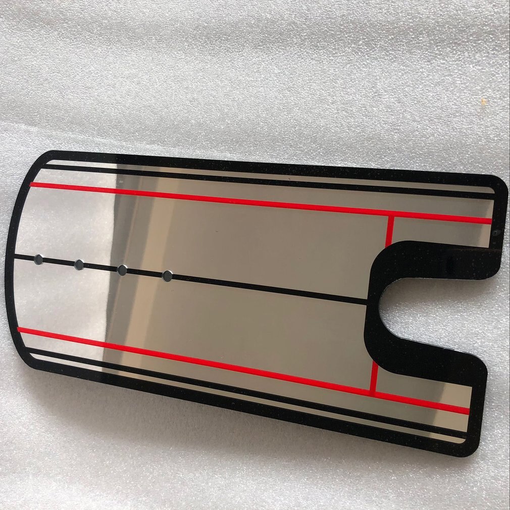 Golf Putting Practice Mirror Putting Mirror Alignment Training Aid Golf Practice Putter Mirror Eye Line