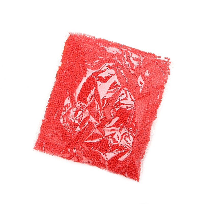 2-4 Mm Schuim Ballen Decoratieve Piepschuim Bal Diy Wedding/Party Kids Kinderen: Red