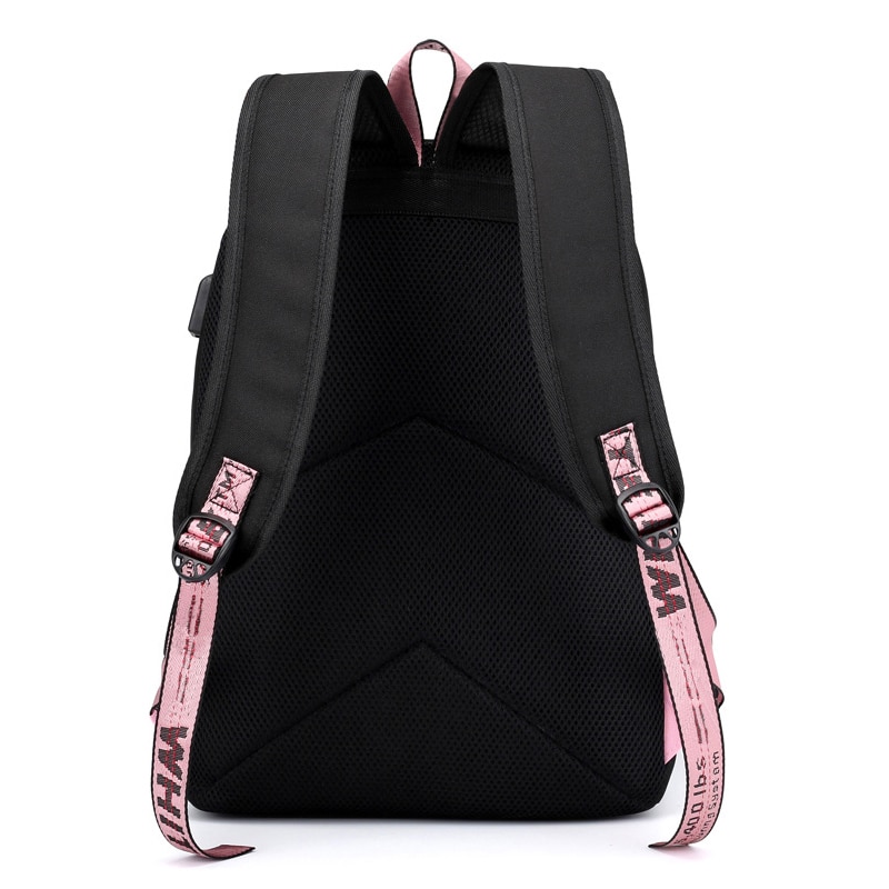 Amant perdant grands sacs d'école pour adolescentes Usb charge sac à dos femmes livre sac grand lycée sac jeunesse loisirs collège