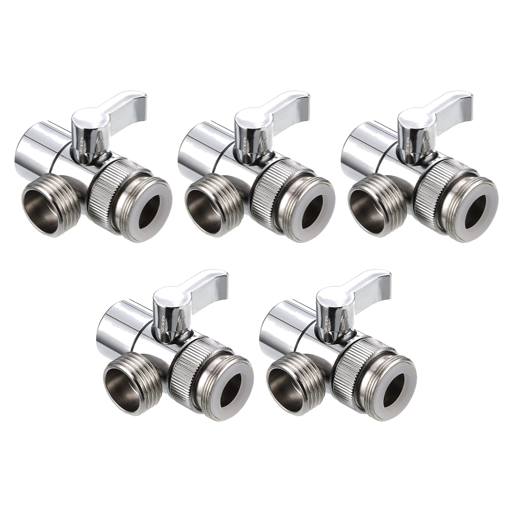 1-10PCS Switch Faucet Adapter Kitchen Sink Splitter Diverter Valve Water Tap Connector Separator For Sink Toilet Bidet Shower: PURPLE
