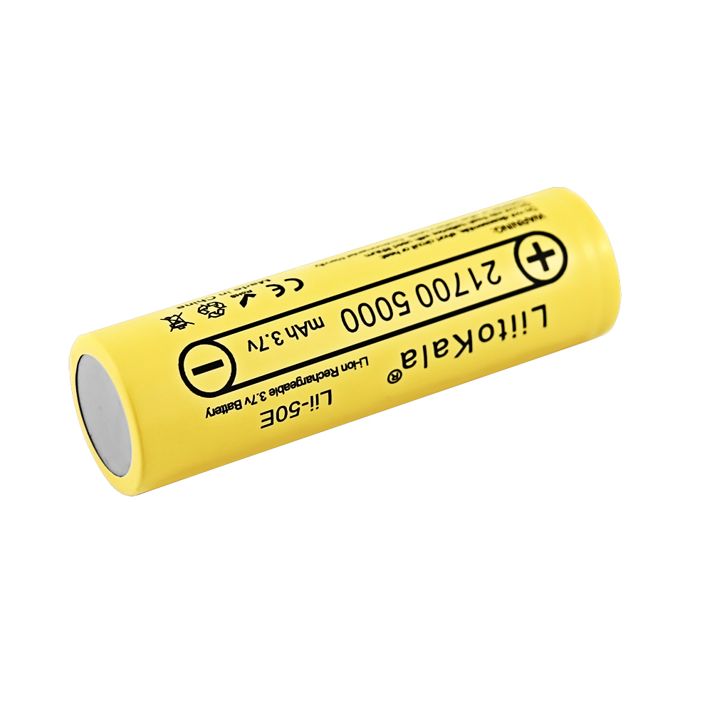 LiitoKala 21700 4800 5000mA Li-ion Battery 3.7V Discharger 35A Power battery High discharge battery E-tools battery