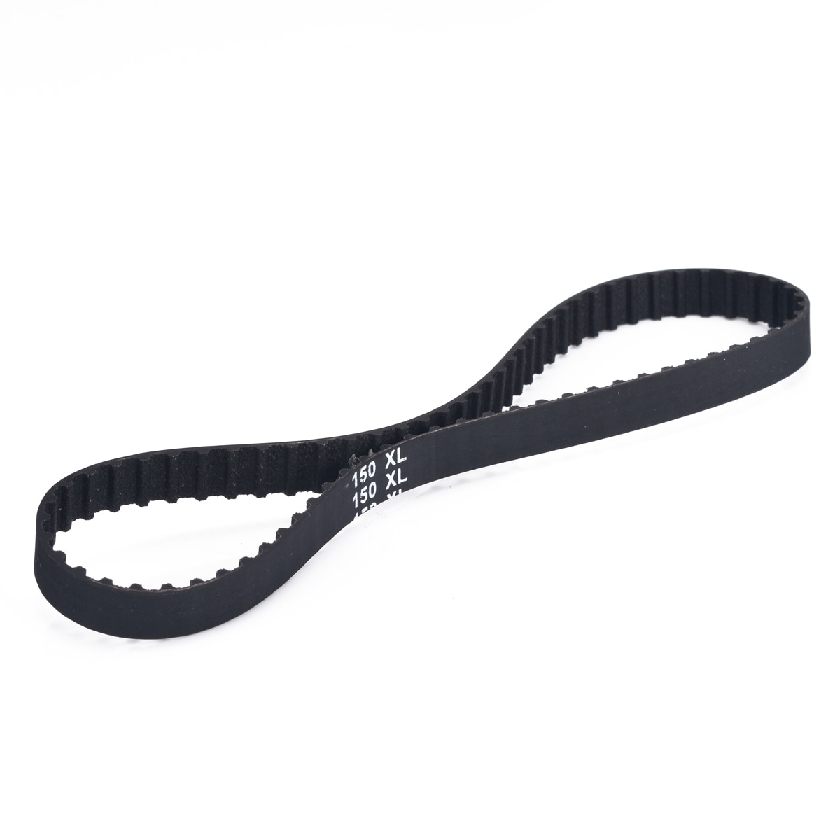1 Piece Timing Belt XL 10mm Aging-Resistant 150XL037 Black Timing Belts 75 Teeth Cogged Rubber Geared Drive Belt