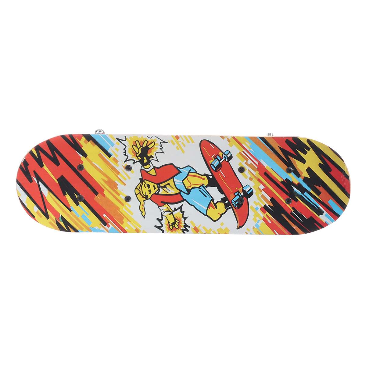 17 Inch Double Rocker Children Kids Skateboard Teenagers Beginnner Four-wheel Wooden Skate Board
