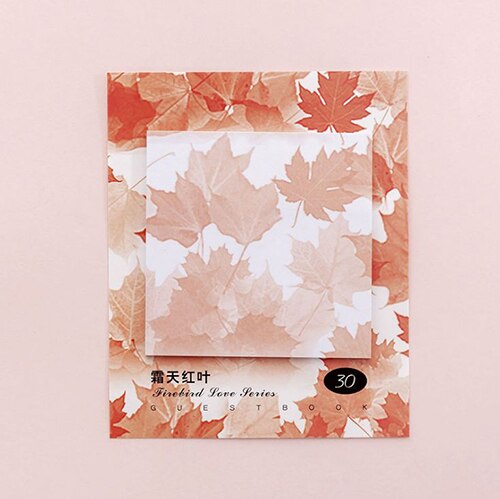 Bloc de notas Kawaii, hojas creativas, notas adhesivas, planificador, papelería, suministros escolares, pegatinas de papel, 30 hojas