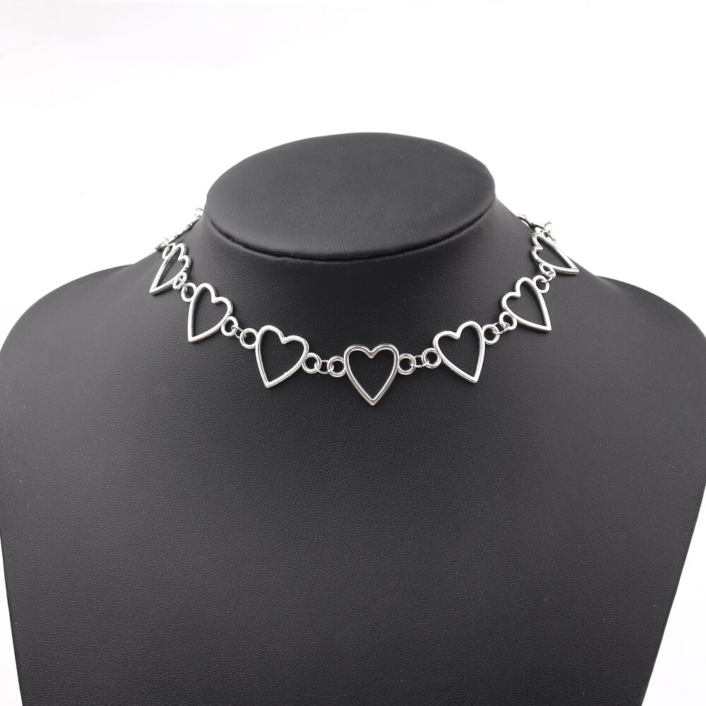 1 Set Men's Punk Gothic Necklaces&Bracelets Set Alloy Barbed Wire Brambles Necklace&Bracelet Jewelry Hip-pop Choker&Bangle: Necklace 7