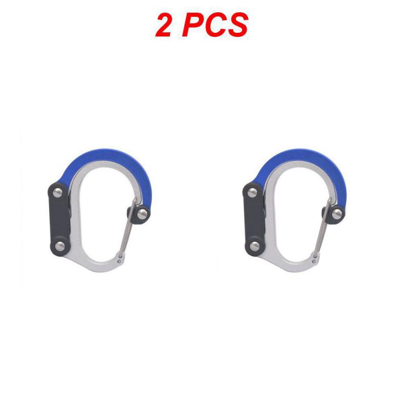 ibrido Ingranaggio clip-moschettone gancio rotante clip forte non bloccante per campeggio pesca escursionismo zaino da viaggio fuori: giallo